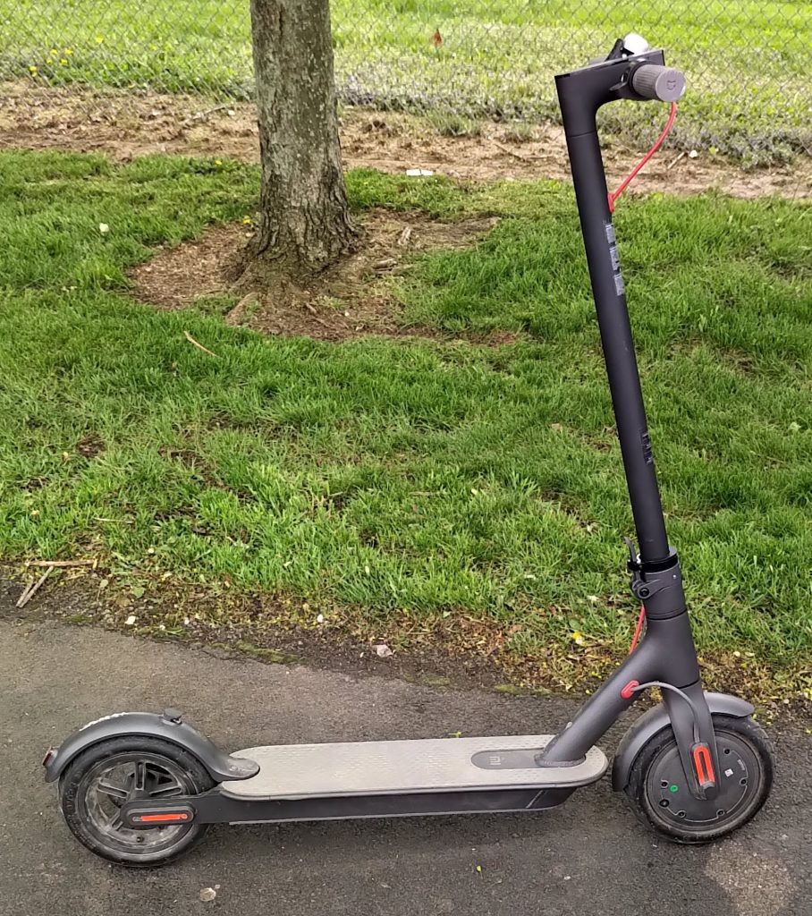 Photo of a Xiaomi M365 scooter